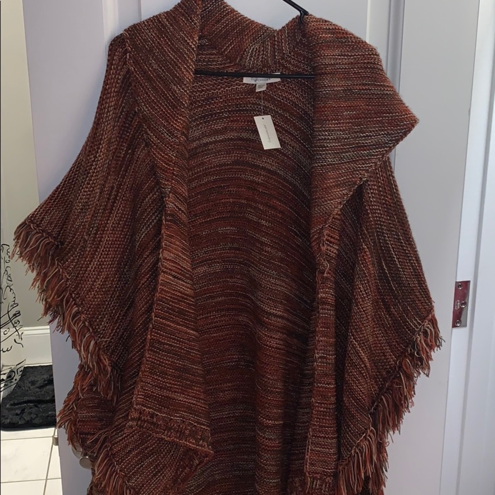 Chunky wrap sweater